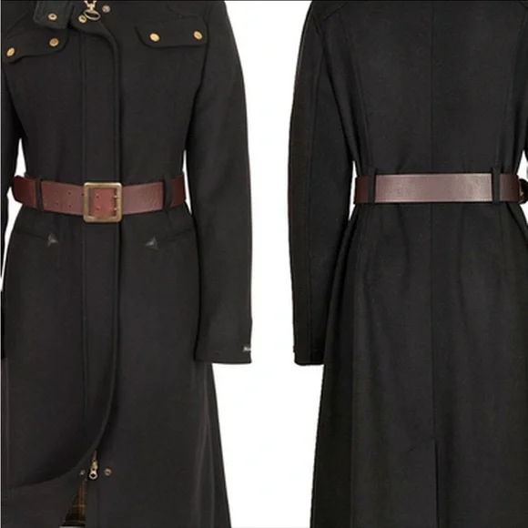 Authentic Barbour Falcon Wool Coat US Size 10 Excellent Condition - Picture 2 of 13